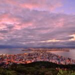 beach, brazil, city, cityscape, coastal land, dawn, dusk, landscape, mountain, ocean, outdoors, scenery, sea, nature, seascape, seashore, summer, sunset, travel, view, viewpoint, water, woods, pink beach, pink city, pink water, pink forest, pink travel, pink landscape, pink sunset, pink sea, pink mountain, pink summer, pink ocean